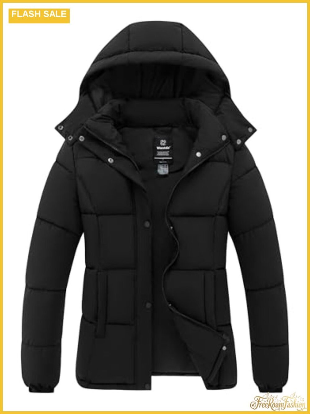 Women's Lightweight Puffer Jacket Warm Quilted Parka Winter Coat